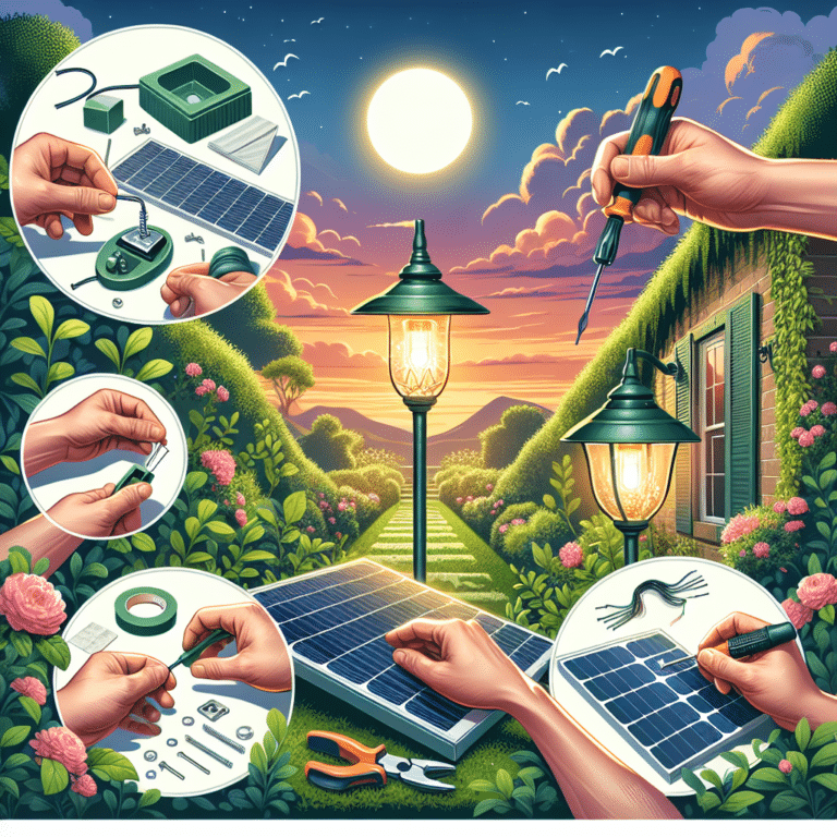 DIY Repairs for Broken Solar Garden Lights