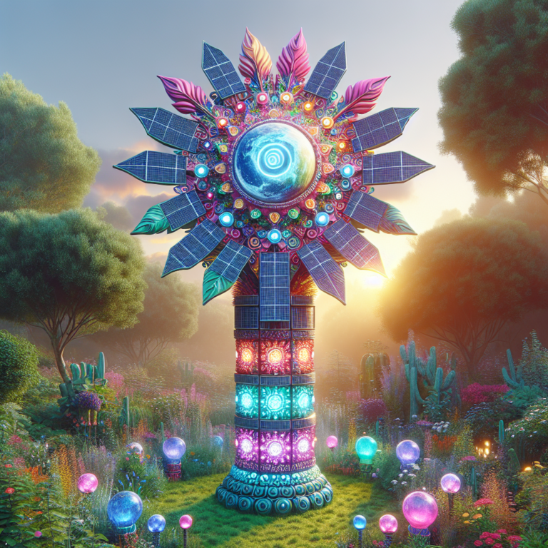 DIY Inspiration: Crafting Solar Garden Totem