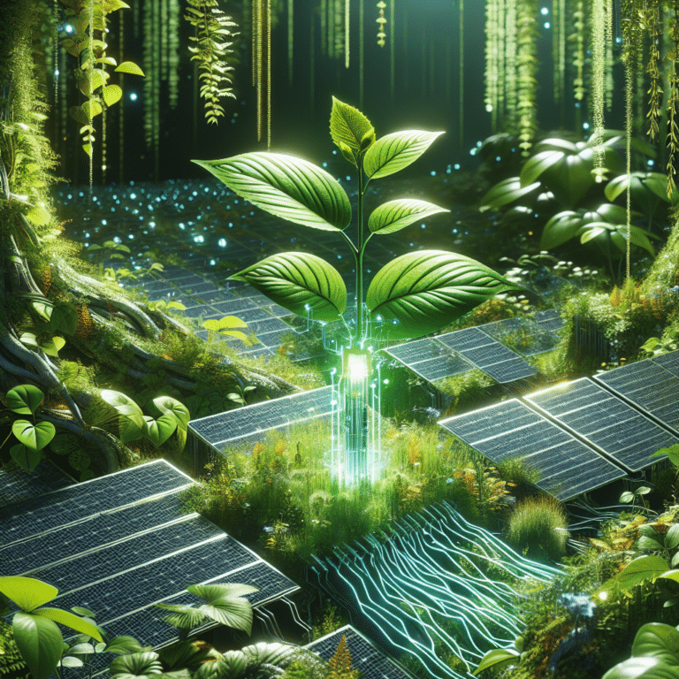 A Green Revolution: Meshing Solar Lights with Plants