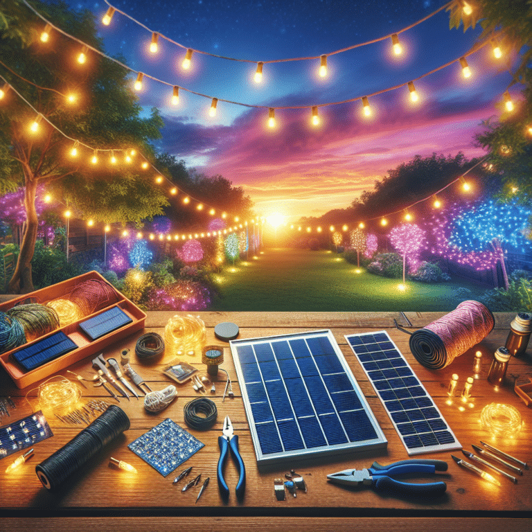 Bright and Lively DIY Solar String Lights Project