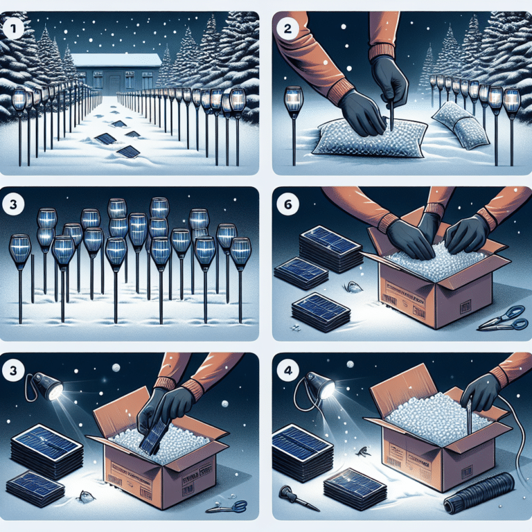 How to Store Solar Lights in Winter