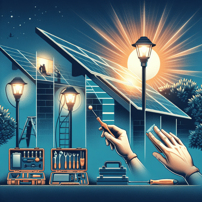 Step-by-Step Solar Light Maintenance Routine