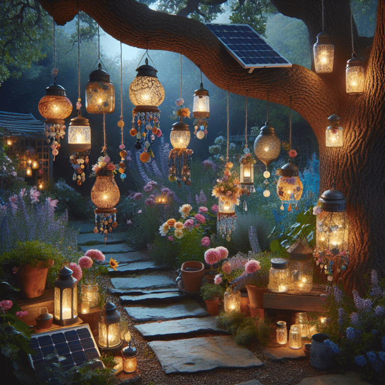 DIY Solar Lanterns: A Glimmering Addition to Your Garden