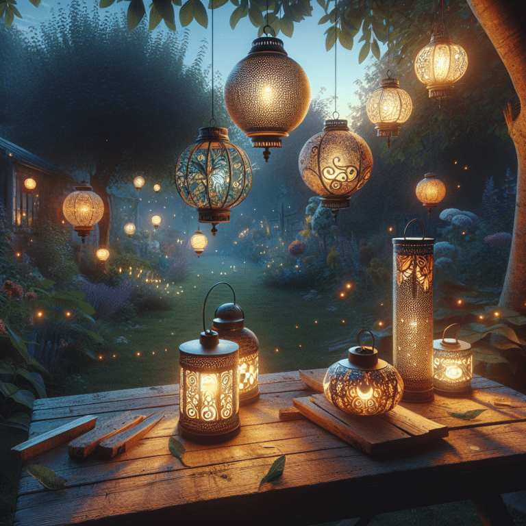 Crafting Personalized Solar Lanterns for Your Backyard
