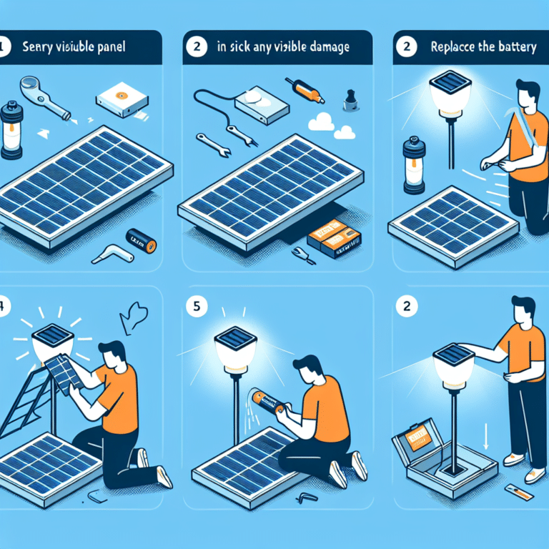 Step-by-Step Solar Light Maintenance Routine