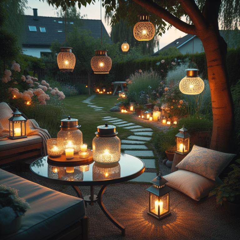 Decorating Your Backyard with DIY Solar Lanterns