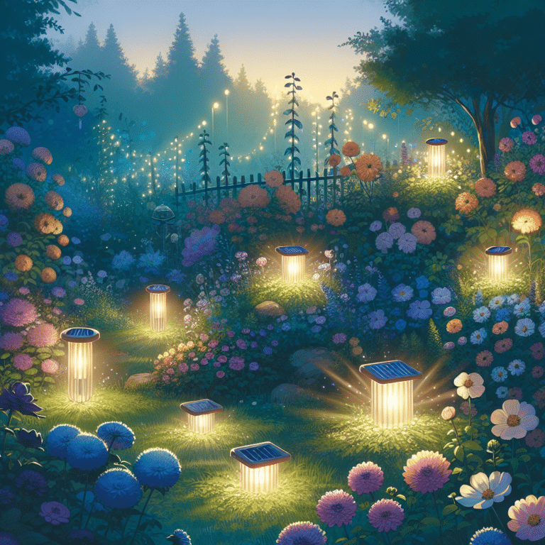 Light Up Your Flower Bed Using Solar Decor