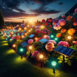 Decorating Flower Beds with Solar Garden Lights