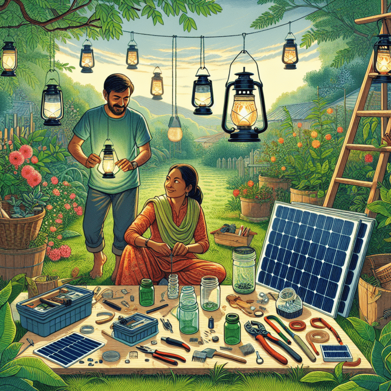 Creating Solar Lanterns for Your Backyard: A DIY Guide