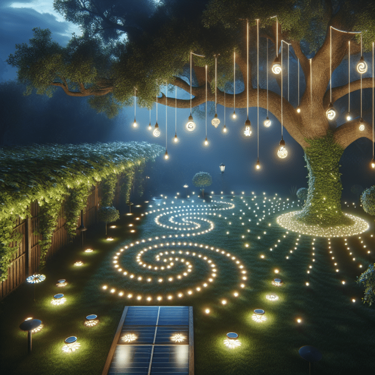 Arranging Solar Lights in Your Backyard Creatively