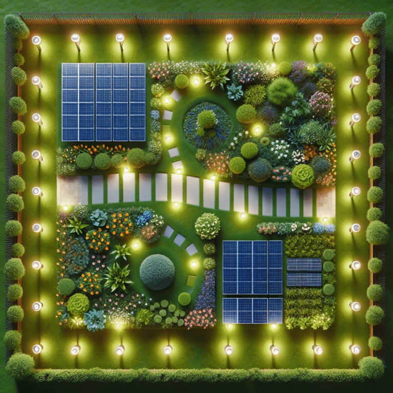 How to Arrange Solar Lights Around Your Garden