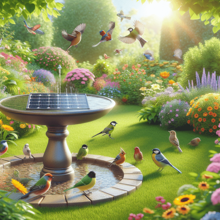 Building Solar Bird Bath for Your Garden