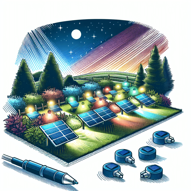Using Vibrant Solar Lights for a Decorative Twist
