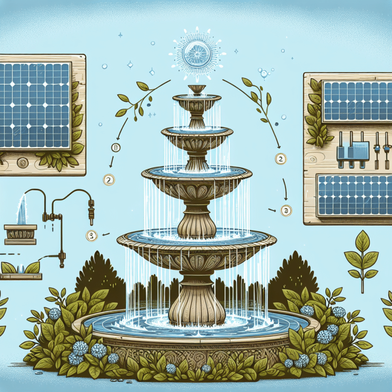 Techniques Behind Crafting Solar-Powered Garden Fountains