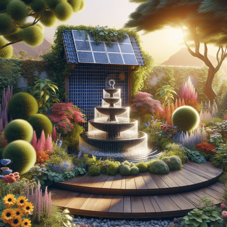 Easy DIY Solar-Powered Garden Fountains