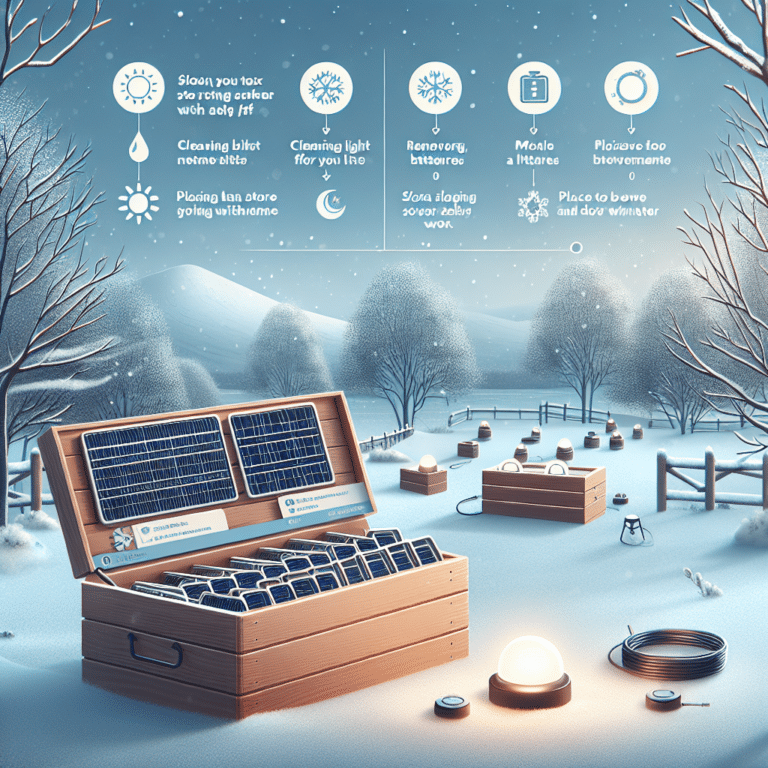 How to Store Solar Lights in Winter: Practical Tips