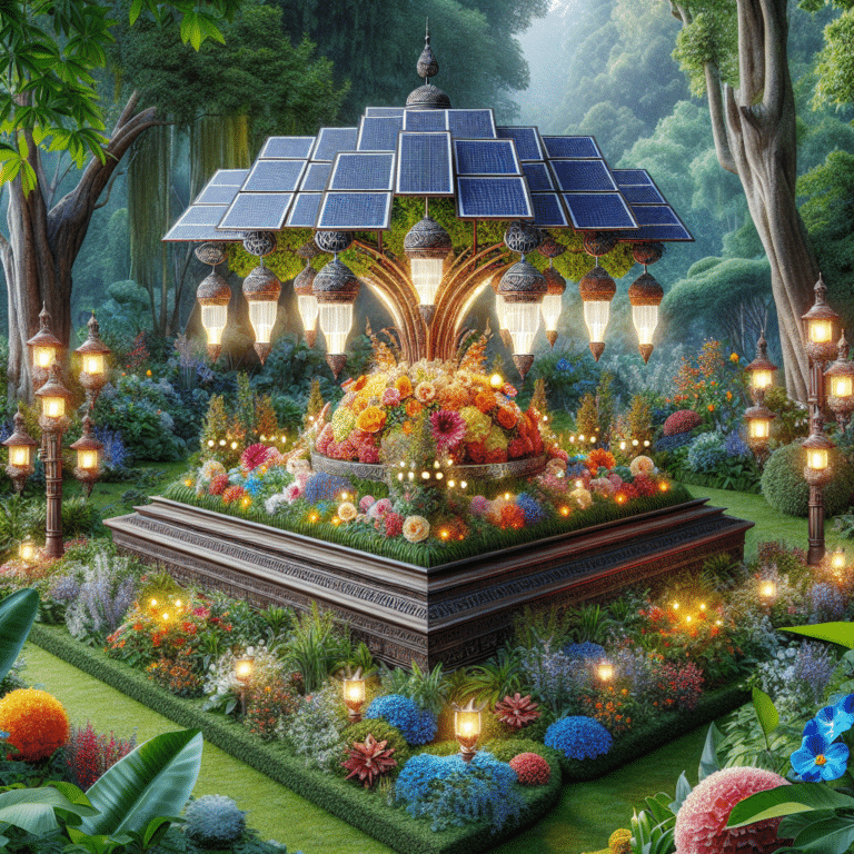 The Ultimate Solar Light Centerpiece for Your Garden