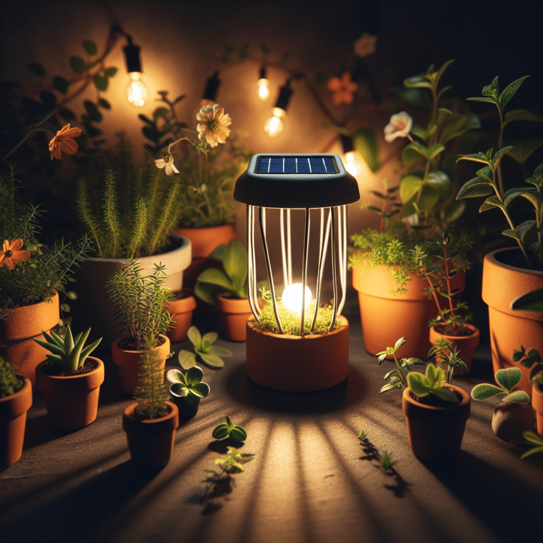 Lighting Small Spaces: How to Make a Mini Solar Garden Lamp