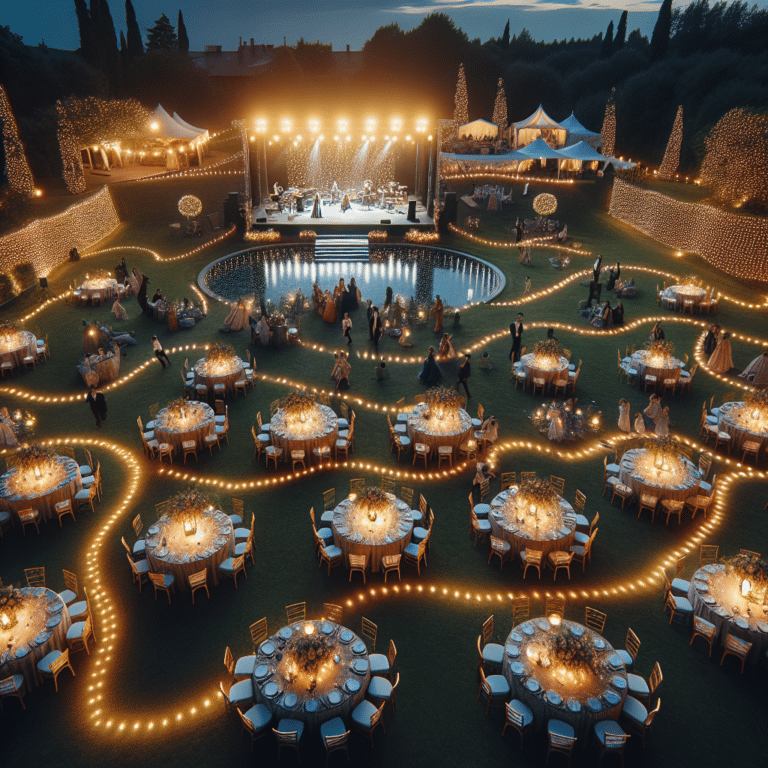 Utilizing Solar Lights for Memorable Outdoor Events