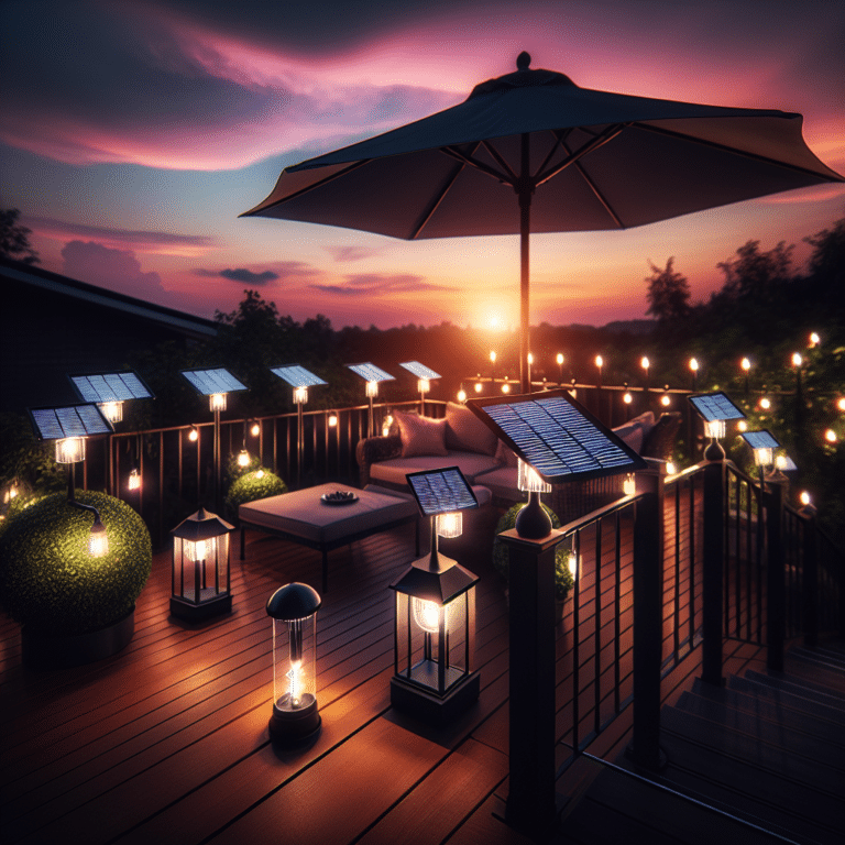 Patio Lighting Through Solar Power
