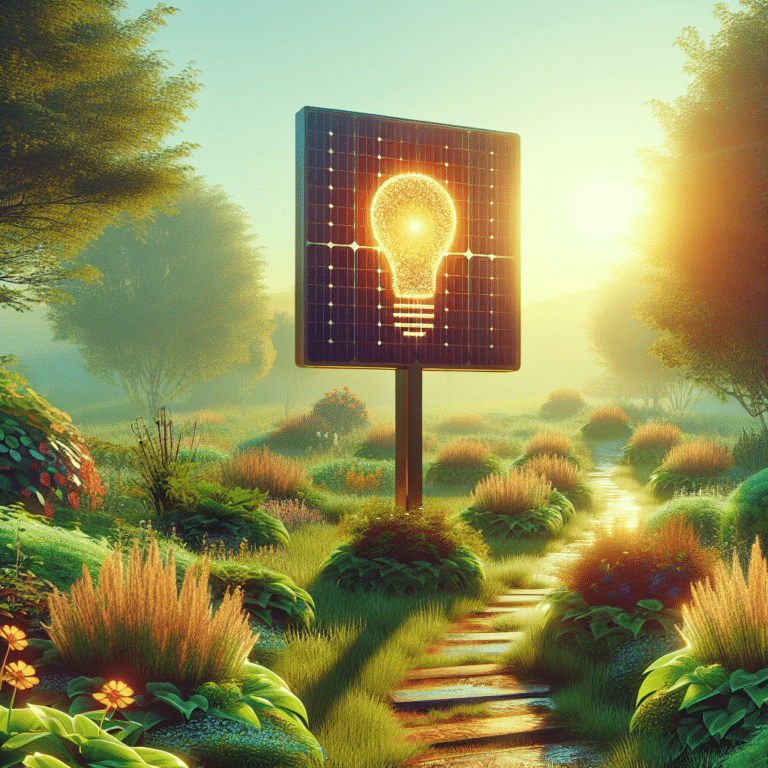Innovative Solar-Powered Garden Sign Creation