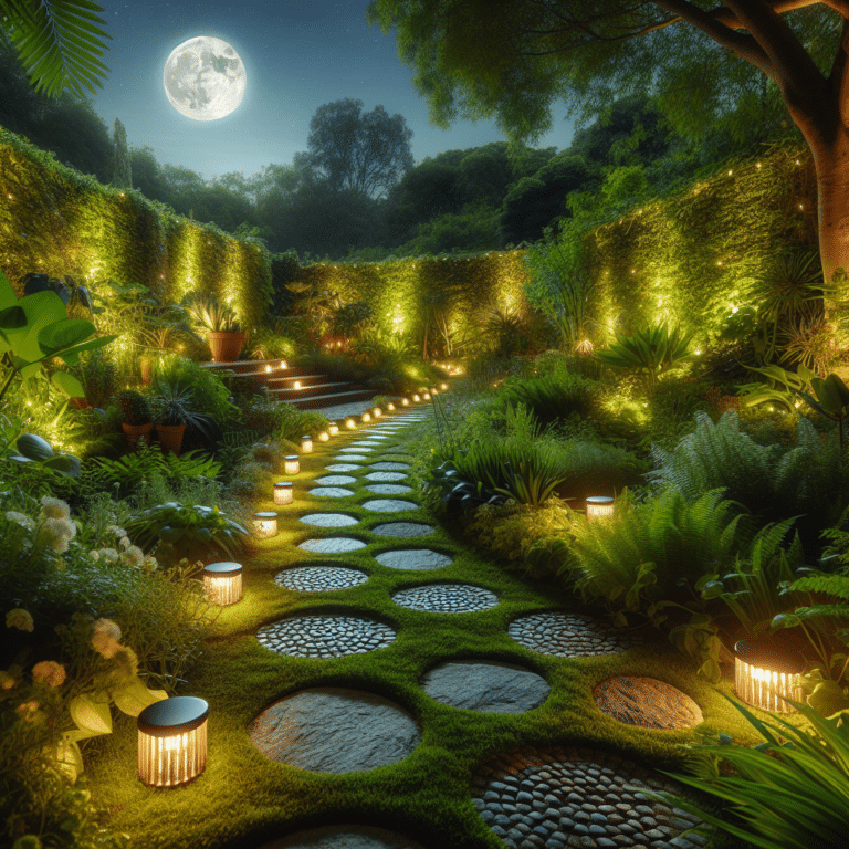 Illuminate Garden Paths with Solar Lights