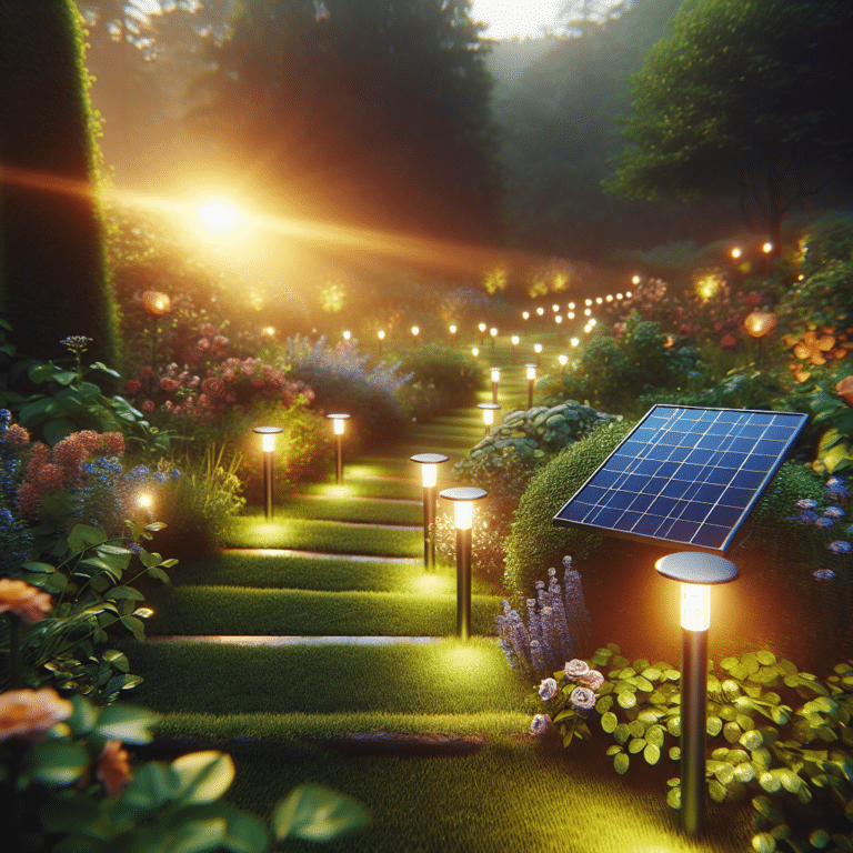 Using Solar Lights to Enhance Garden Paths