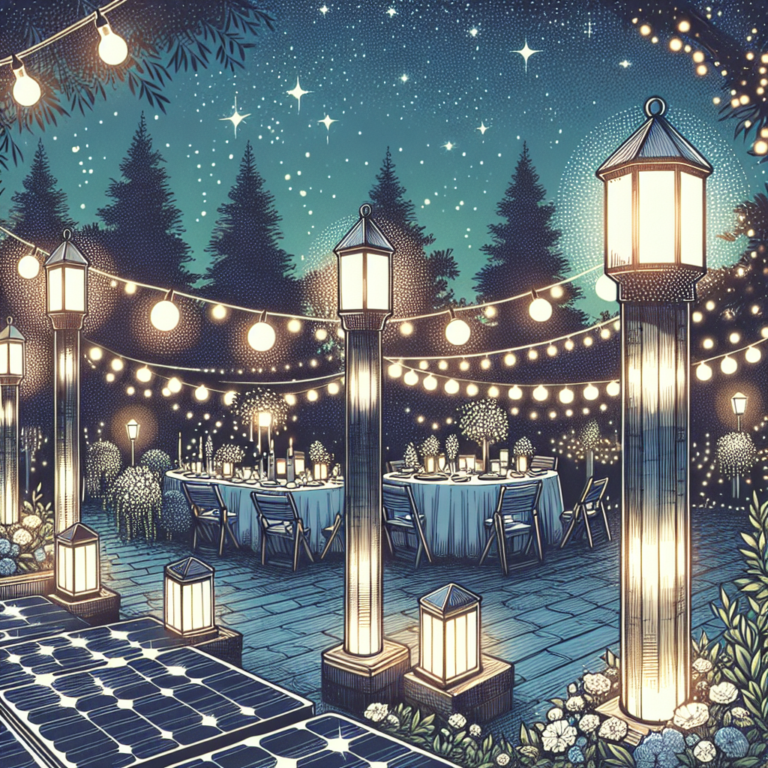 Utilizing Solar Lights for Memorable Outdoor Events