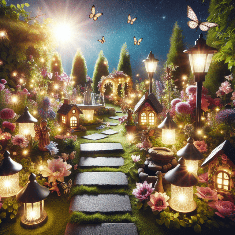 Creating a Magical Atmosphere with a Solar Fairy Garden