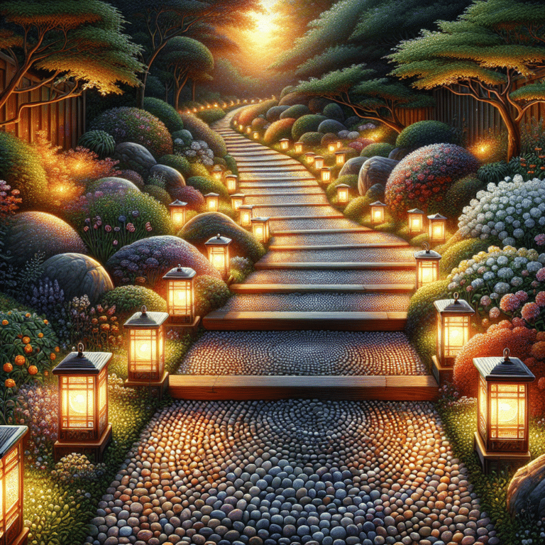 Illuminate Garden Paths with Solar Lights