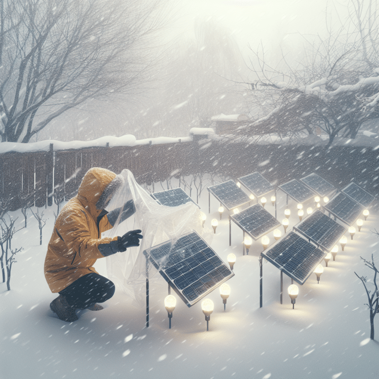 How to Protect Solar Lights from Winter Weather