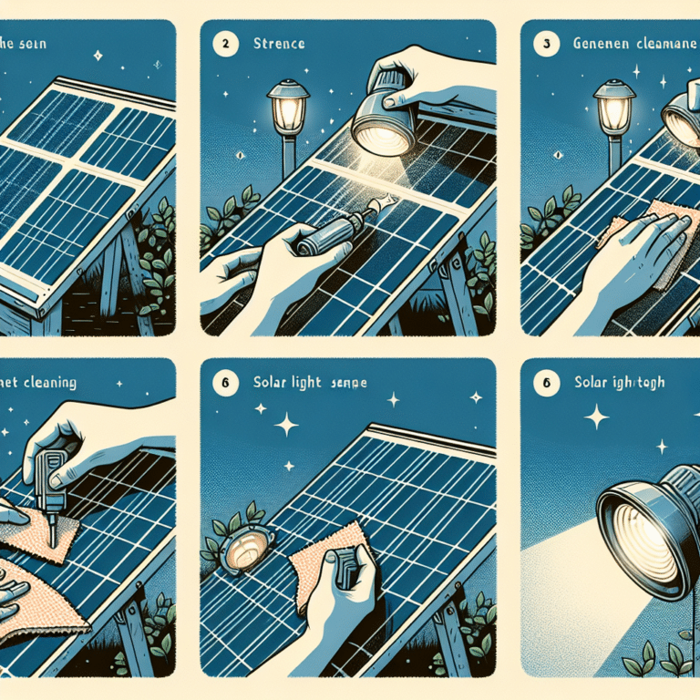 Step-by-Step Solar Light Maintenance Routine