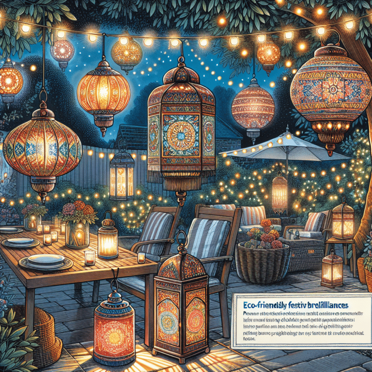 Festive Decoration Tips: Solar Lanterns