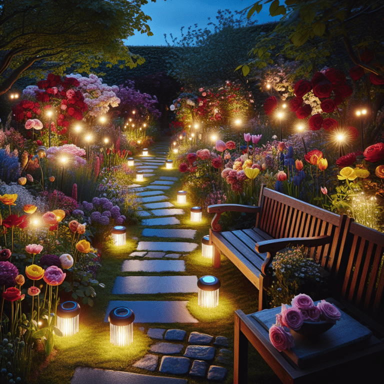Arranging Solar Lights to Dazzle Up Your Garden