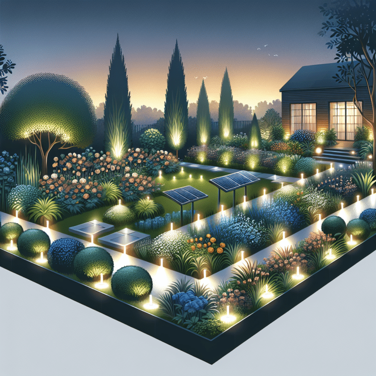 Creating Visible Borders with Solar Light Garden Edges