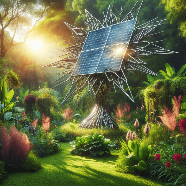 Merging Art and Tech: DIY Solar-Powered Garden Sculptures