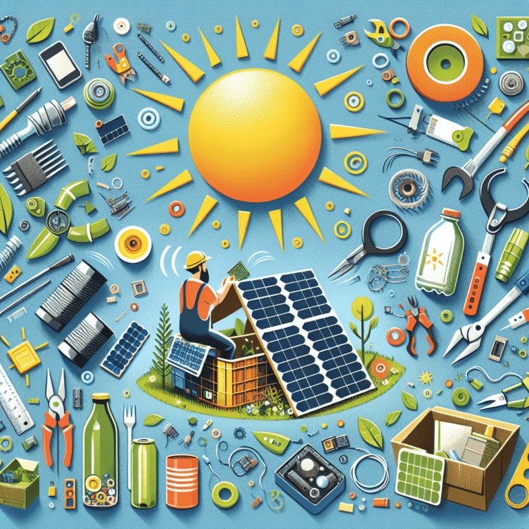 Build Your Own Solar Garden Stakes from Recycled Materials