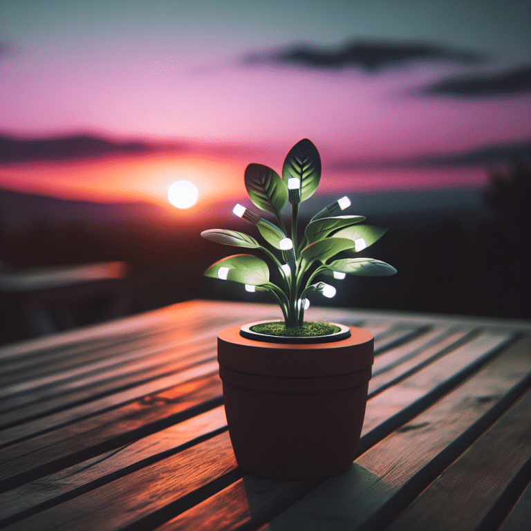 Easy DIY Solar Planter Lighting